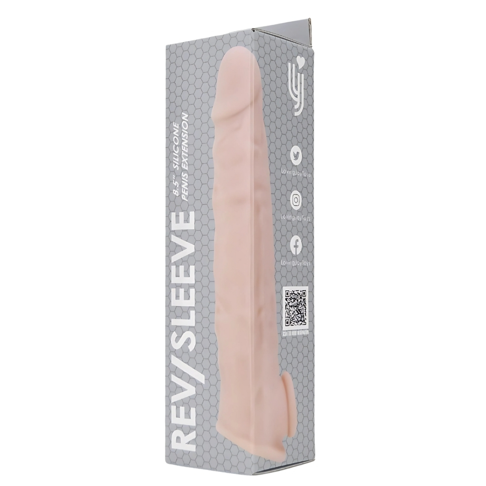 n12369-rev-sleeves-8-5-inch-realistic-silicone-penis-extension-sleeve-pkg-2
