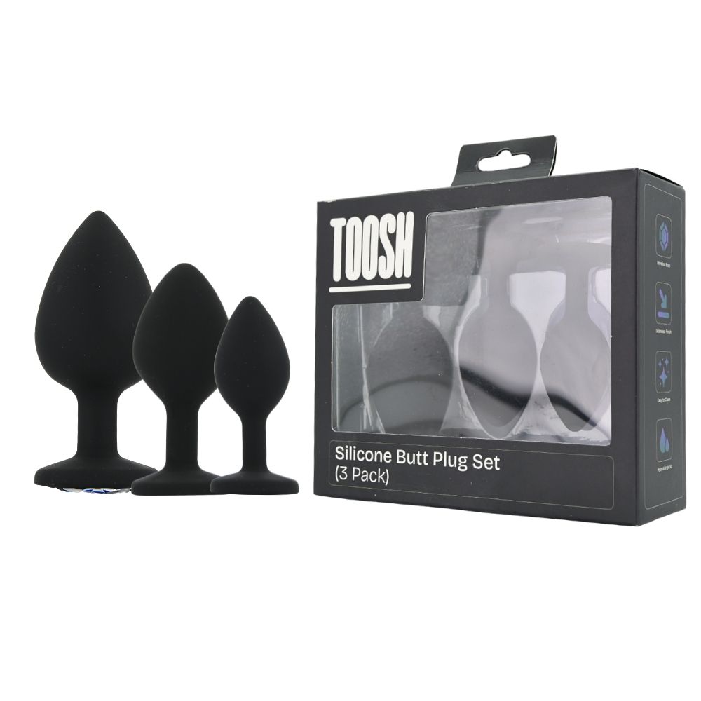 toosh-silicone-butt-plug-black-set-of-3-clear-stone-3-pkg-duo